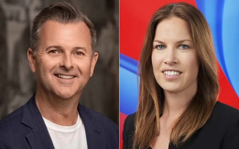 Daisy Group founder, Matthew Riley, and Jo Bertram, managing director of Virgin Media O2 Business