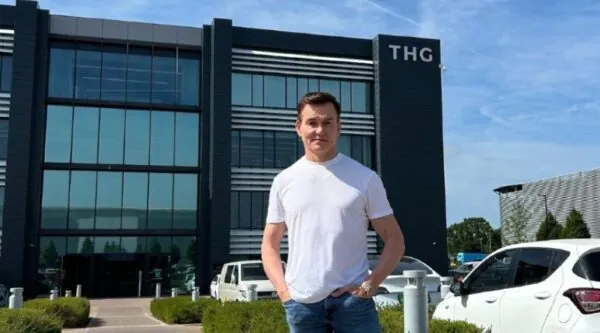 Matt Moulding outside THG