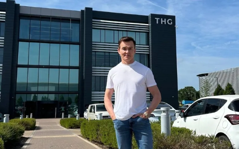 Matt Moulding outside THG