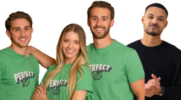 PerfectTed co-founders with Steven Bartlett