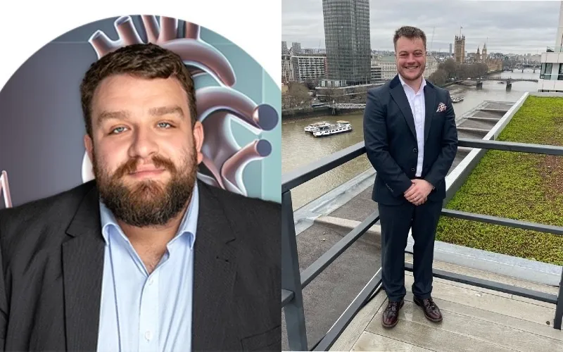 Antony Shimmin, chief operating officer & co-founder at MyCardium AI; and Thomas Farquhar, co-founder of Heatio