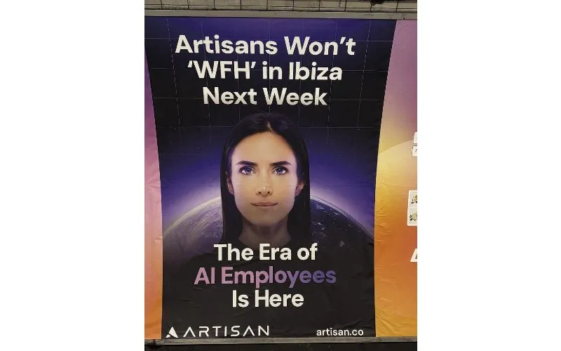 Artisan AI ad