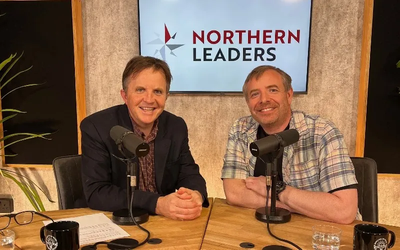 Garry Partington and Chris Maguire, on the Northern Leaders podcast