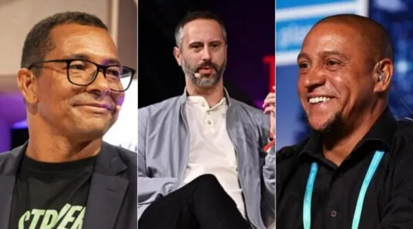 Gilberto Silva, Tim Chase, Roberto Carlos - co-founders of Striver