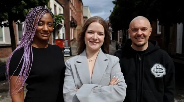 Jayel Williams, Co-Founder; Holly Hobbs, Co-Founder; & Tom Keighley, founder and CEO, urfuture