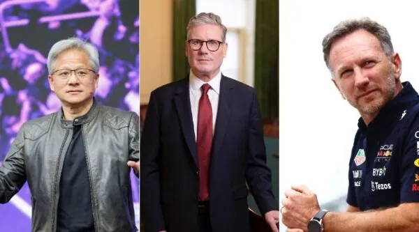 Jensen Huang, Sir Keir Starmer, Christian Horner