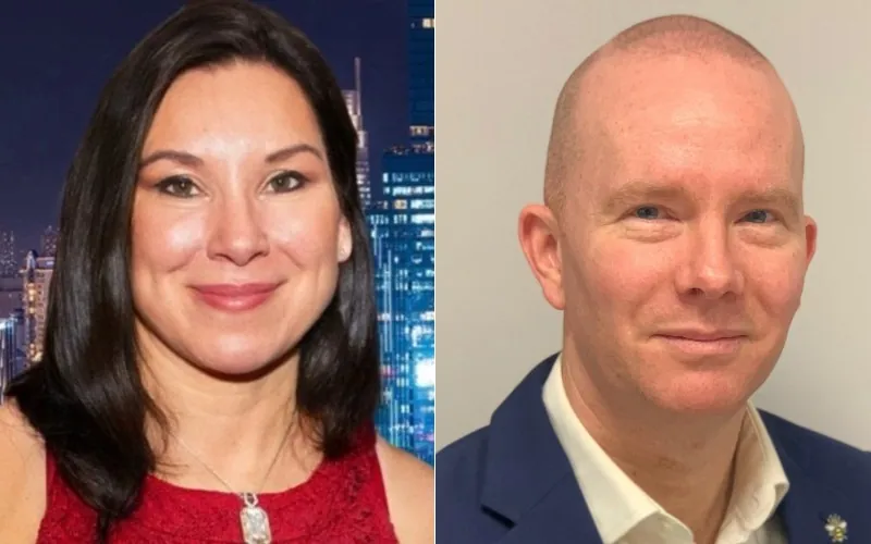 Left to right - Danette Copestake, developer community lead - functions technology, Citi and Ian Taylor, head of CX, Avoira