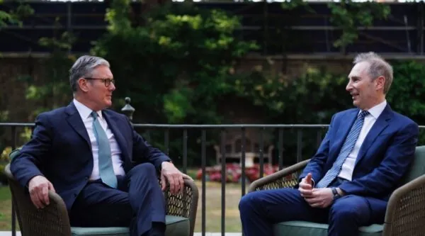 Prime Minister Sir Keir Starmer & Andy Jassy, Amazon CEO