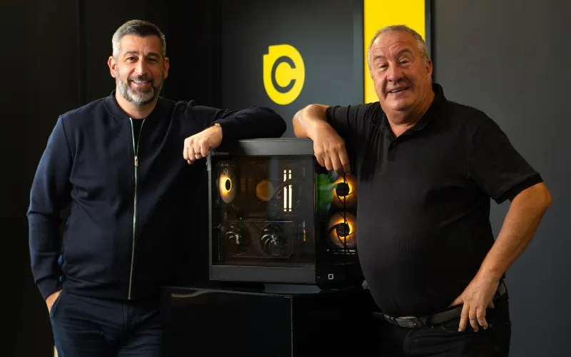 Chillblast chief executive Scott Brenchley and Peter Cowgill