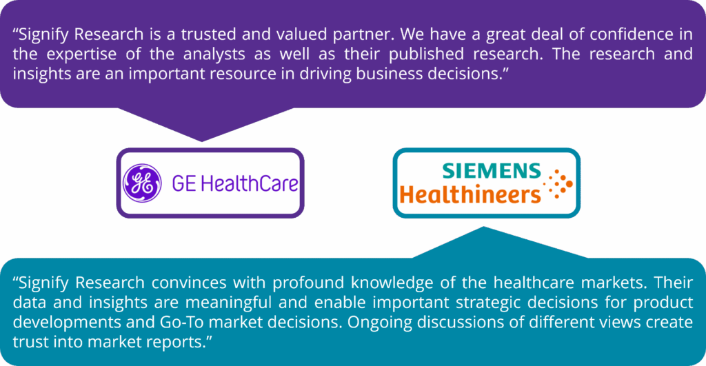 GE Healthcare and Siemens Testimonial