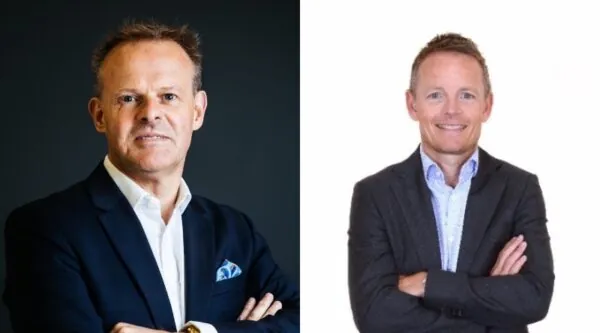 Martin Higginson, chairman of Huddled Group & Michael Ashley, CEO of Huddled Group