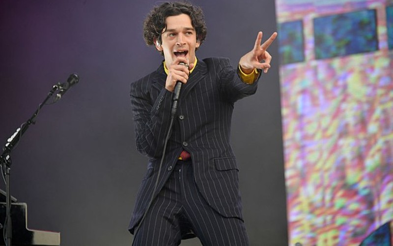 Matty Healy, The 1975. Credit: Ian purple yellow