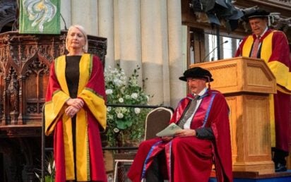 Sheila Flavell CBE awarded doctorate by University of Bath