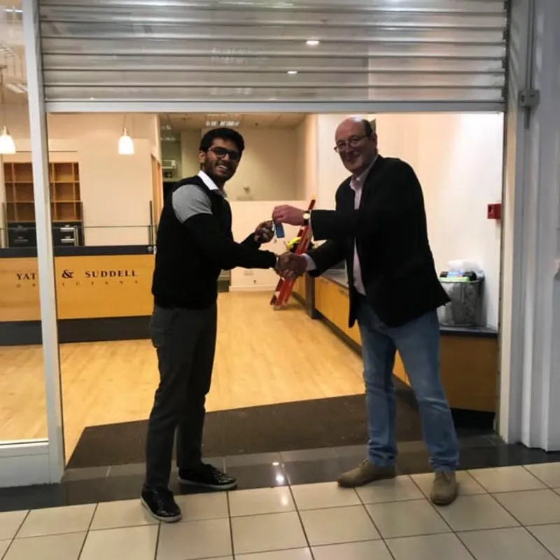 Sid Sethi handed keys to first Specscart store in Walkden