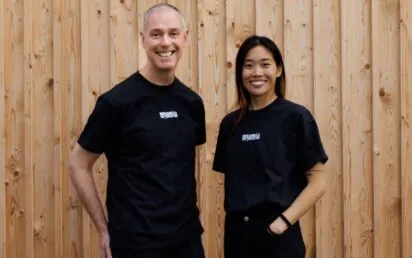 Win-Win CEO Mark Golder and founder Ahrum Pak