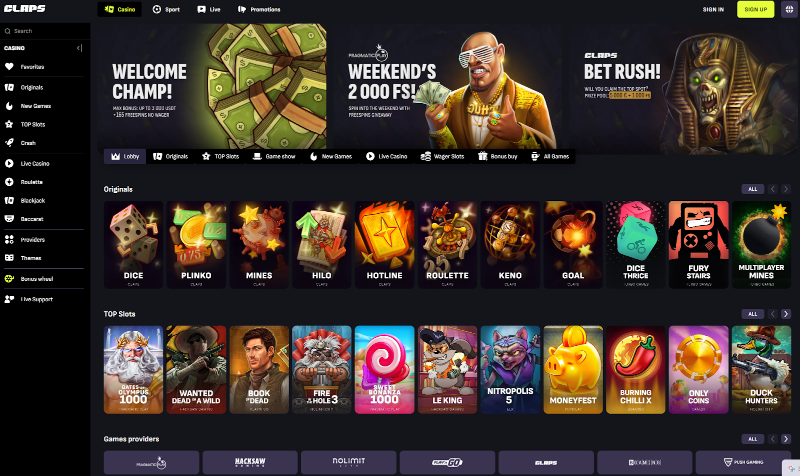 Claps Casino