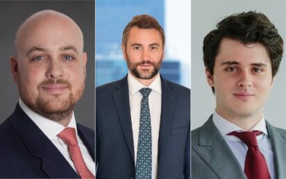 Dominic Emery, Phil Hare and William Tridimas of Guggenheim Securities