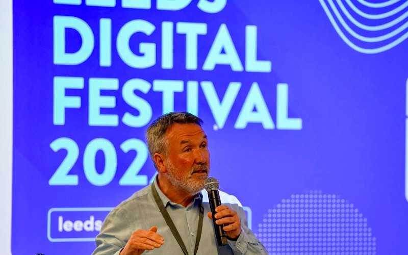 Stuart Clarke MBE, festival director of Leeds Digital Festival