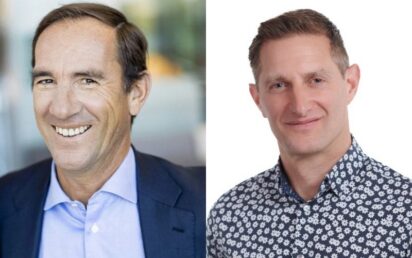 Benoit de la Tour, CEO of Learning Pool and Steve Penfold, CEO of Elucidat