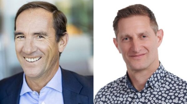 Benoit de la Tour, CEO of Learning Pool and Steve Penfold, CEO of Elucidat