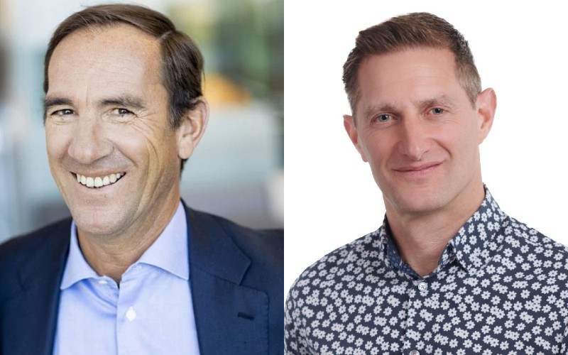 Benoit de la Tour, CEO of Learning Pool and Steve Penfold, CEO of Elucidat