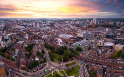 City skyline of Leeds, West Yorkshire