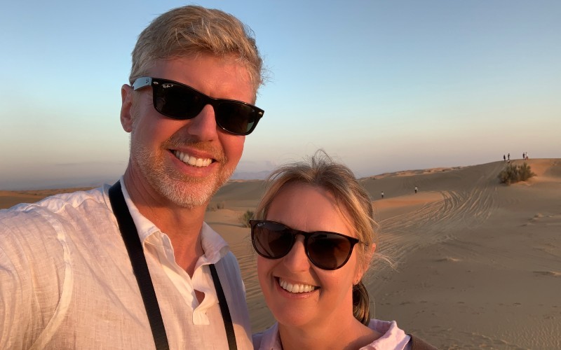 Helen and Richard Chalu have generated more than £2m of sales for luxury cruise retailer Panache Cruises