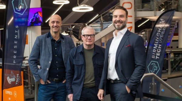 L-R_Andy Hague CEO techWM_Richard Parker Mayor of West Midlands_Leon Butler IBM UKIE CEO