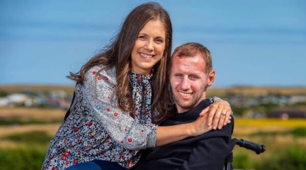 Lindsey Burrow and Rob Burrow