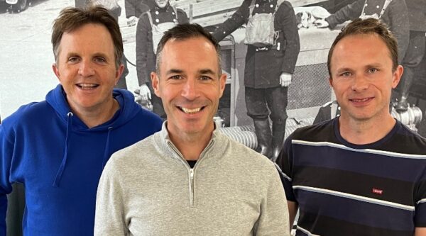 Chris Maguire, Frazer Durris and Jonathan Symcox at Businesscloud