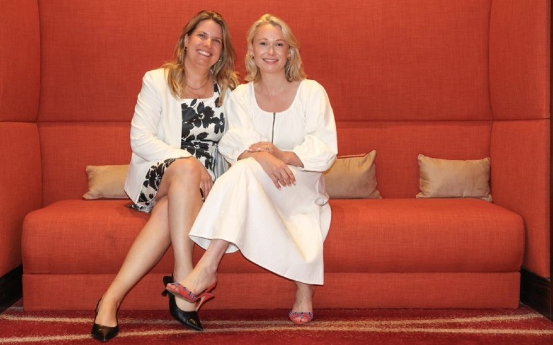 Nicole Goodwin and Sophie Catto, joint managing directors of AllBright everywoman