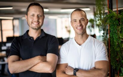RelyComply founders James Saunders, CTO, and Bradley Elliott, CEO