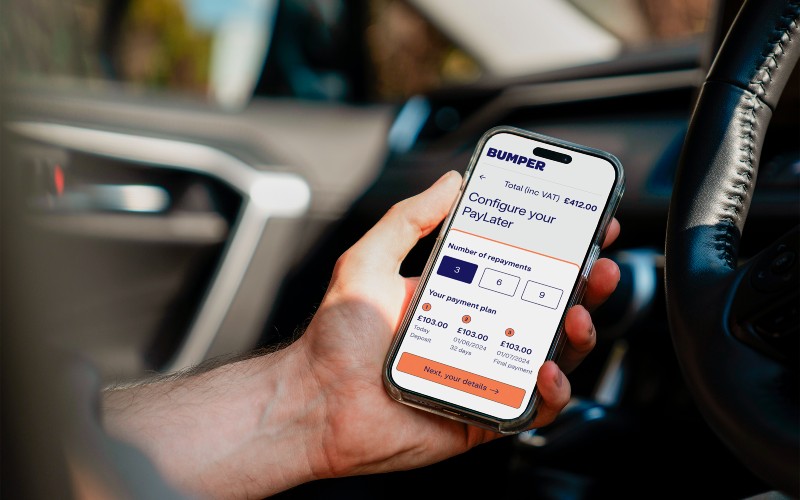 Bumper PayLater on Phone