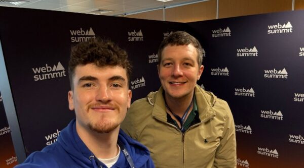 Joe van Gelder, CEO of Powdr, with Patrick Killeen