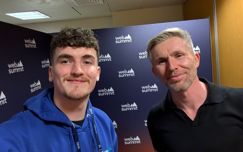 Patrick Killeen and David Savage at Web Summit Lisbon