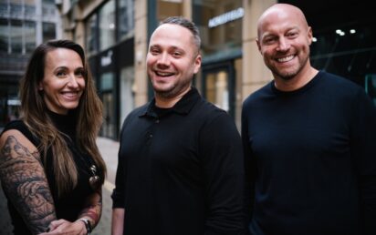 Zuto team Aimee Gethin, COO; Jim Wilkinson, co-founder and CEO; Dave Parsons, CFO