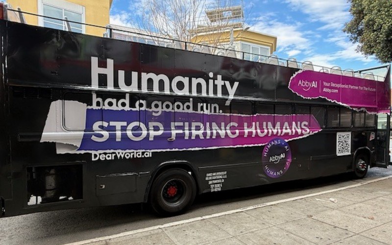 Abby Connect Stop firing humans campaign