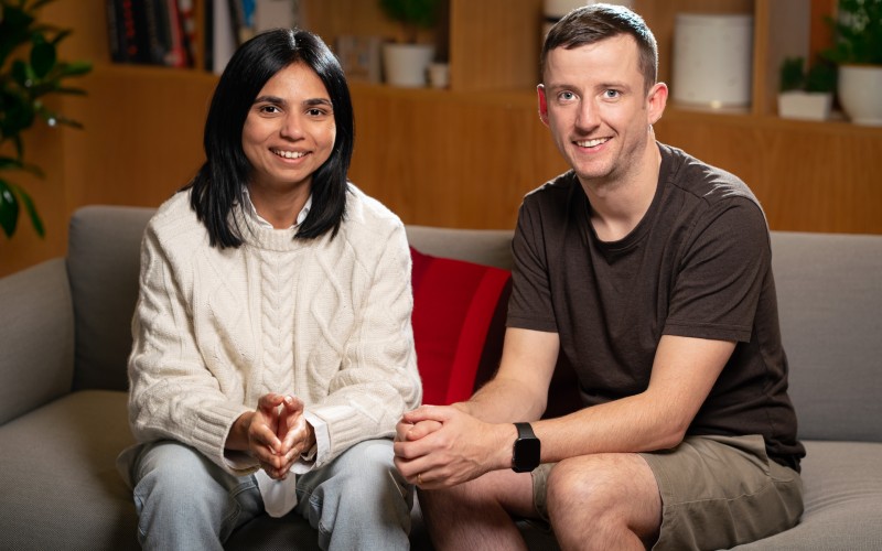Conveyd co-founders Manasi Kulkarni and Stephen Cowley