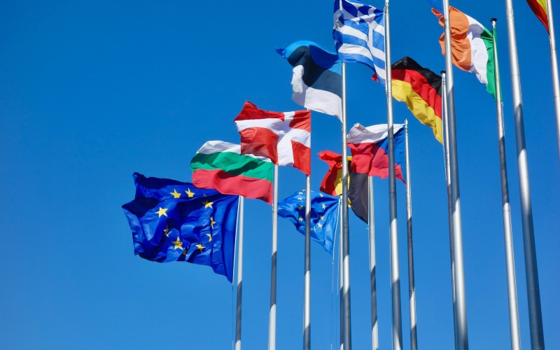European flags