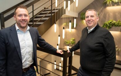 L-R Gareth Marshall, Partner and Head of the North East and Scotland at LDC and Chris Fraser, founder and CEO of Aspire