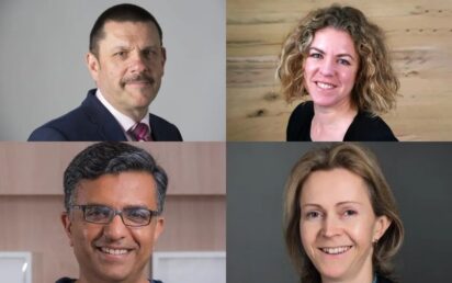 Sophie Chesters, HiBob; TS Anil, Diana Layfield, Monzo; Sir Jon Thompson, Frasers Group