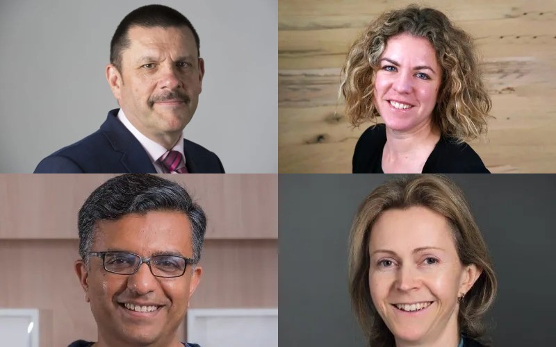 Sophie Chesters, HiBob; TS Anil, Diana Layfield, Monzo; Sir Jon Thompson, Frasers Group