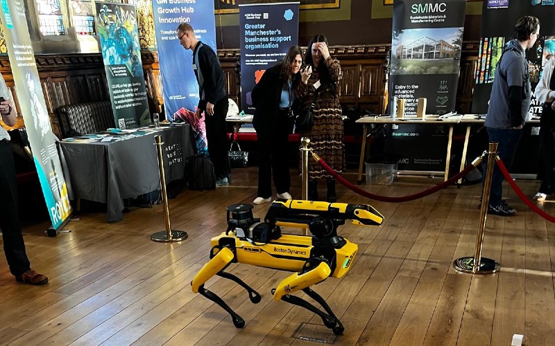 Robot dog at RDA's Pioneers Innovation Forum