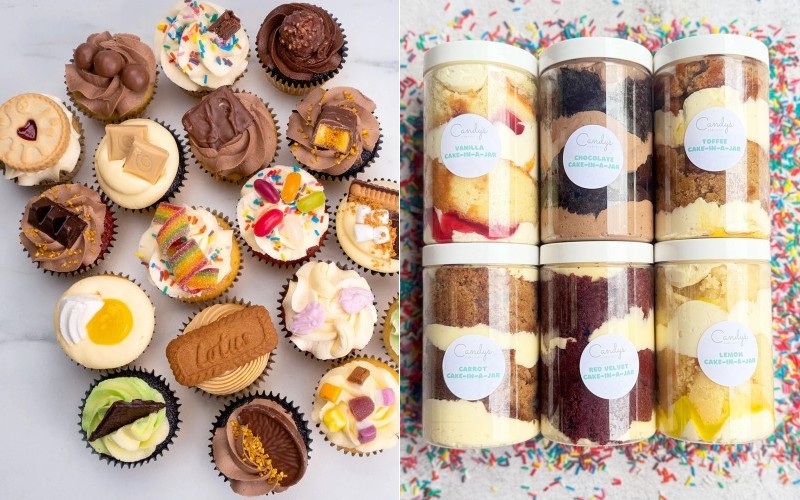 Candy's Cupcakes & cake in a jar
