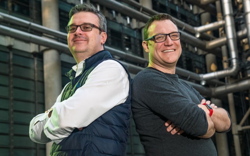 Coincover co-founders CEO David Janczewski (left) and CTO Adam Smith