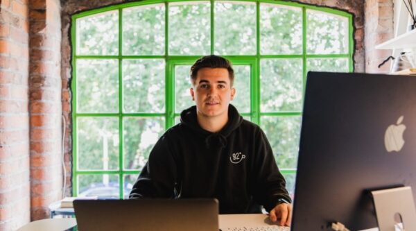 Jack Brewitt at 92 Degrees Coffee HQ