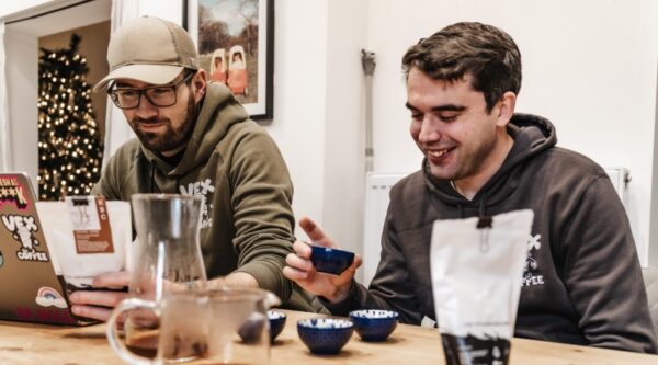 L-R Ross Jamieson and John Bradshaw of Vex Coffee