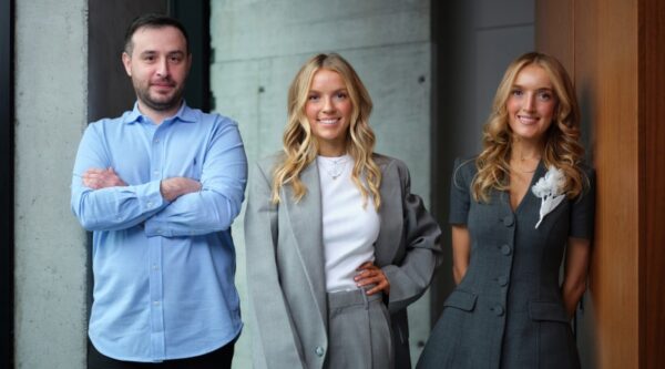 Linda AI Co-Founders (L-R) Lucio Tudisco, India Healy O'Connor, and Portia Healy O'Connor