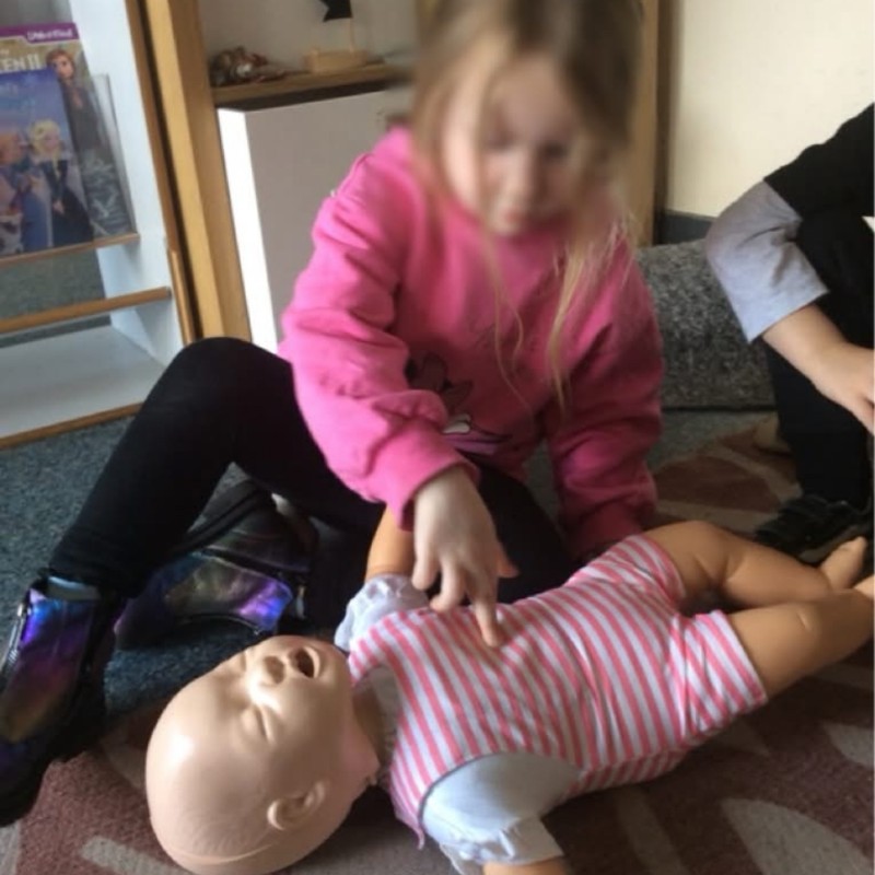 Little Aiders lesson at Sunflower Childcare Group