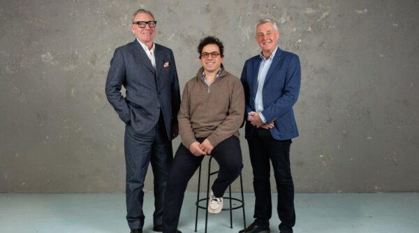 (L–R) Former RBS and NatWest Retail Banking CEO Benny Higgins, Ailsa Founder Rab Meliani and Monzo Co-Founder Gary Dolman launch AI platform, Ailsa